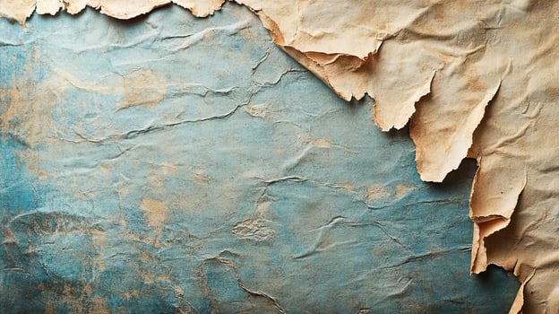 Old paper texture background with torn paper photo