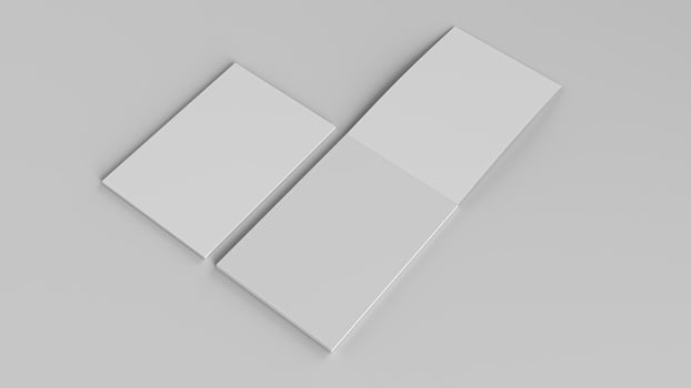 white notepad in scene photo
