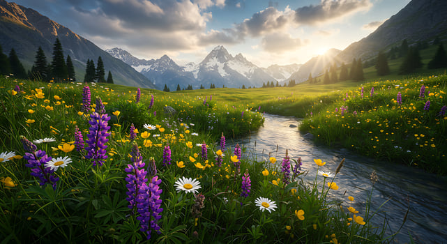 Ultra-High-Resolution Shot of Untouched Natural Paradise photo