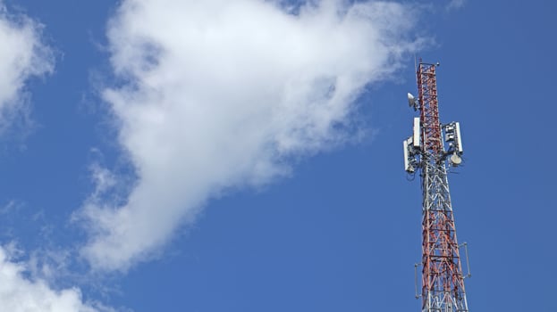 Telecommunication Tower Sky Background photo