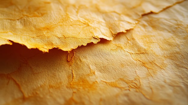 Torn Paper with Circular Hole on White Background for Creative Design photo