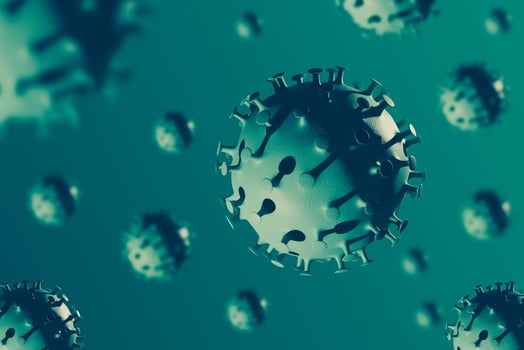 Coronavirus 3D, COVID-19 pandemic photo