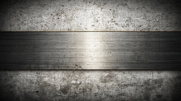 Metal Bar on Grunge Concrete Texture photo