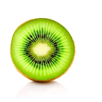 Kiwi Fruit Macro Close-Up Isolated photo