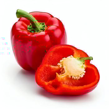 Red bell pepper photo