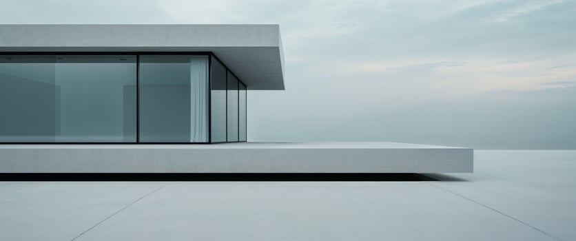 Modern contemporary house exterior image. photo