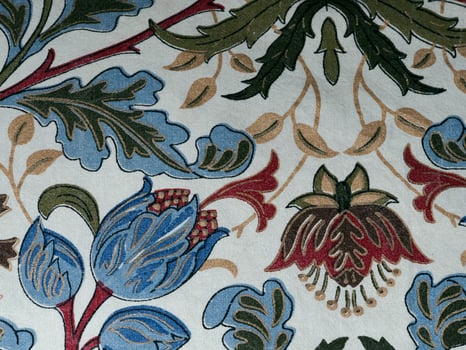 medieval vintage fabric detail close up photo