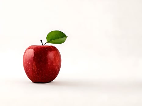 Apples on Delicate White Studio Background photo