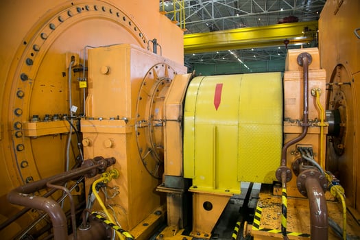 Turbine generator in Nuclear power plant... photo