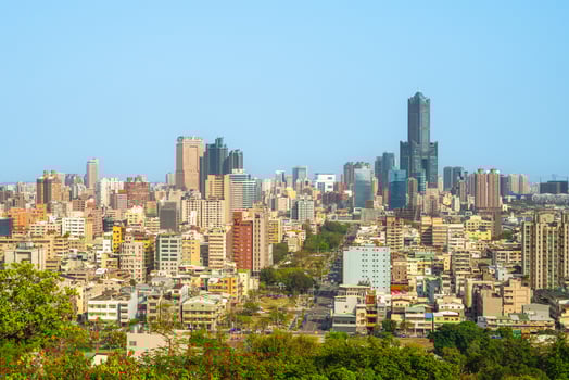 Scenery of Kaohsiung City located in southern Taiwan photo