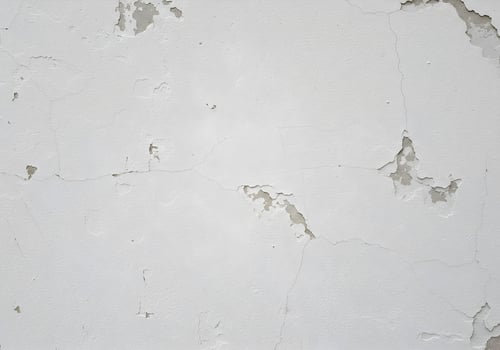 Old white color painted wall photo