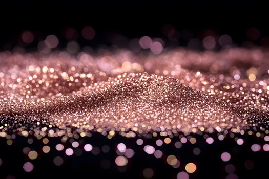 Sparkling Gold Glitter Texture for Festive Design and Holiday Decorations photo