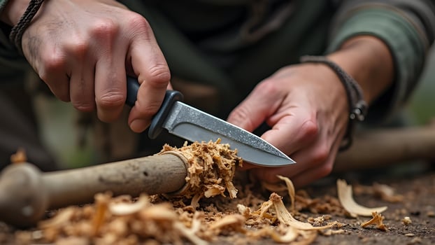 Bushcraft Knife Skills Essential for Wilderness Survival and Camping photo