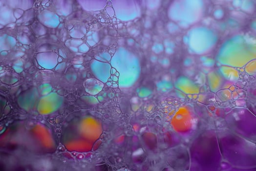soap bubbles in the bath, abstract background, textured photo