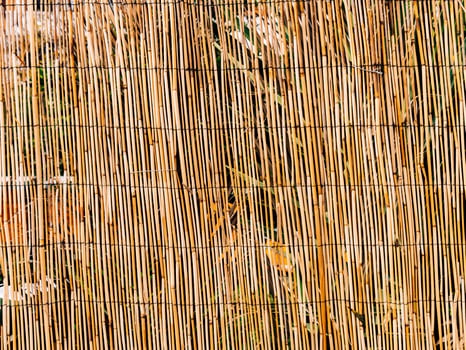 Natural Straw Mat Texture for Background or Decoration photo