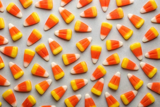 Candy Corn Background for Halloween photo