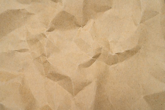Recycle Paper Texture. Crumpled Old kraft paper abstract shape background with space paper for text high resolution. photo