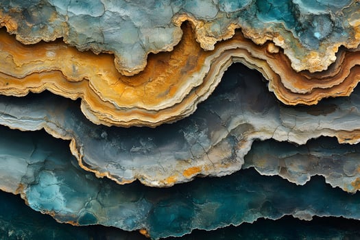 Abstract Layers in Nature Captivating Rock Formation for Wall Art and Design photo
