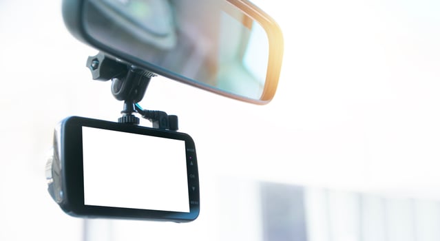 Travel cameras are often installed in cars photo
