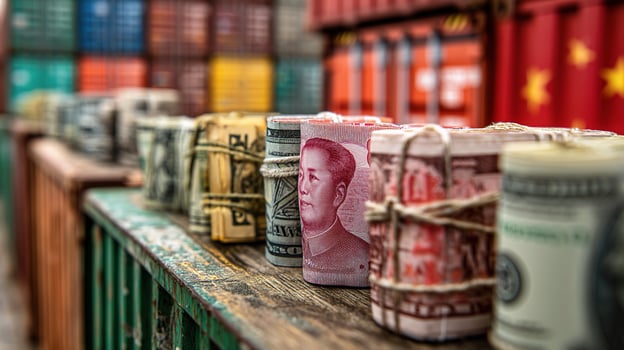 China's currency war with the usa photo