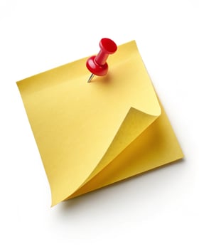 note bracket paperclip photo