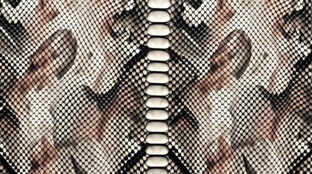 Detailed Snake Skin Texture with Scales Reptile Pattern photo