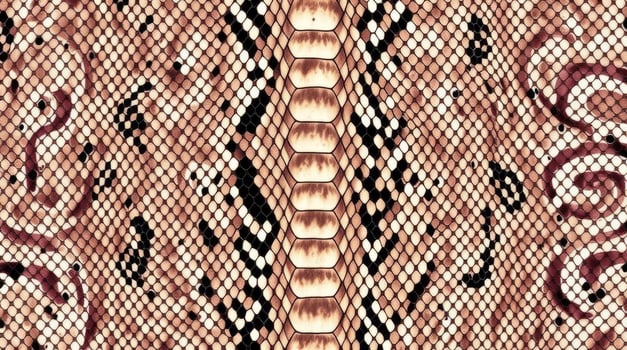 Detailed Snake Skin Pattern Close Up Texture photo