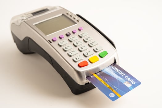 Payment POS terminal technology for finance photo