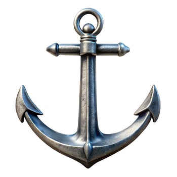 anchor isolated on white background photo