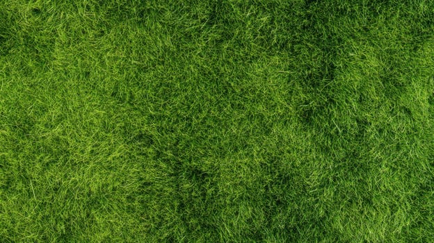 Lush green grass background with vibrant texture for nature-themed designs photo