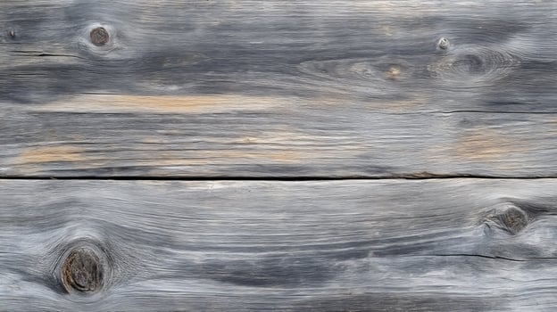 Rustic gray wooden plank texture with natural grain and knots photo