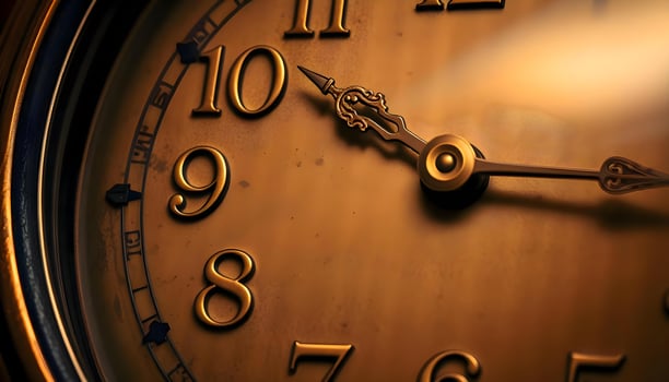 a close up of a clock with numbers on it photo