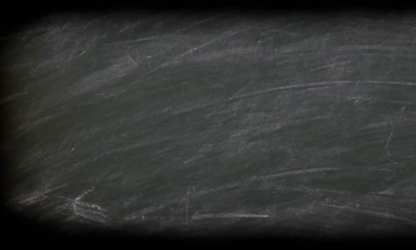 School board with chalk written on it, no writing, free space for texts photo