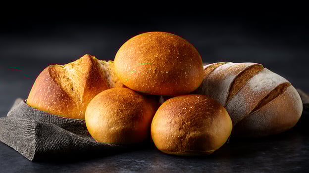 A pile of breads on a table, foods wallpaper, image of foods photo