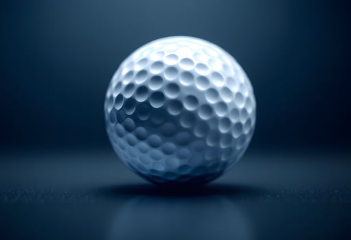 Close-Up of Golf Ball photo