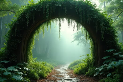 Sunlit Forest Portal photo