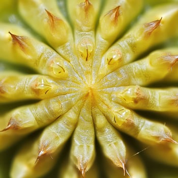 Succulent plant structure up close photo