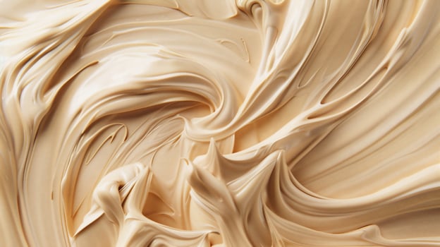Swirling light beige creamy texture photo