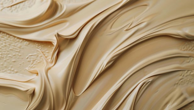 Creamy, flowing beige texture photo