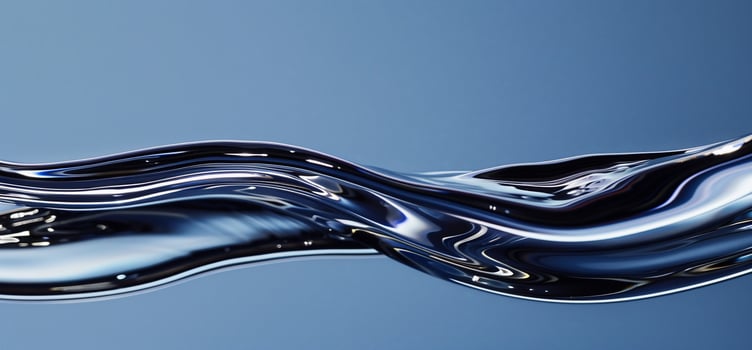 Abstract liquid wave form photo