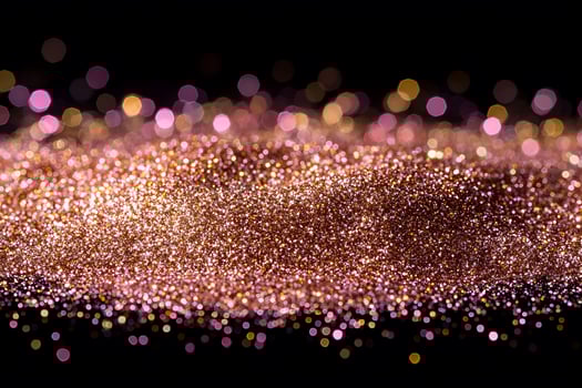 Sparkling Gold and Pink Glitter Background for Glamorous Event Design photo