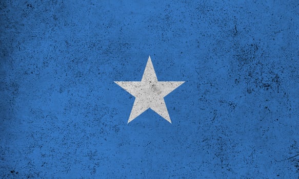 Flag Somalia grunge texture photo