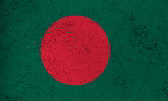 Flag Bangladesh grunge texture photo