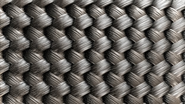 This intricate woven texture features an eco-friendly design, perfect for backgrounds or mockups. It provides ample empty space for creative projects. photo