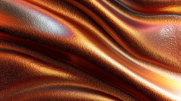 This vibrant orange and metallic backdrop features flowing textures that inspire creativity and can enhance various designs, mockups, or eco-friendly themes. photo