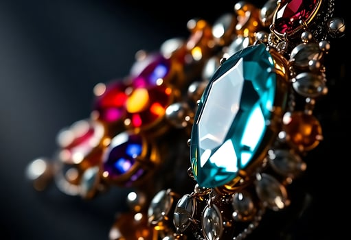 a bunch of jewels photo