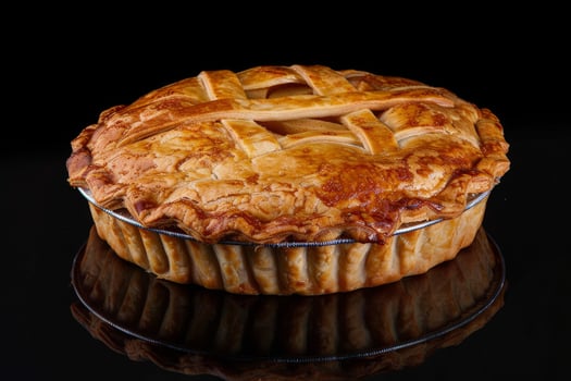 Rustic homemade apple pie recipes using fresh ingredients photo