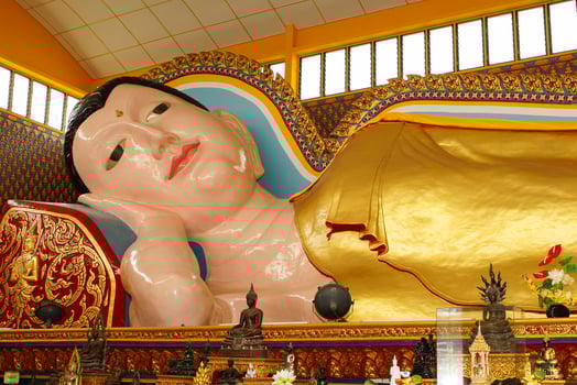 Golden statue of a buddha photo
