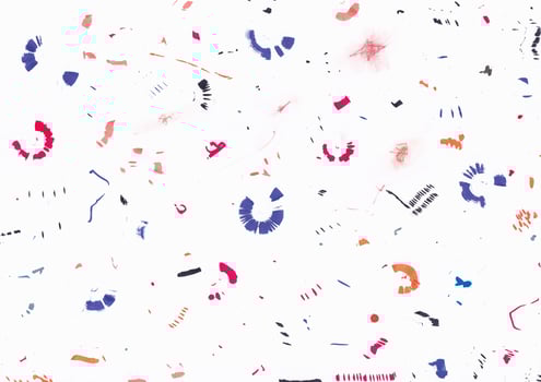 Abstract colorful scribble texture background template copy space. Grunge backdrop with marker doodle scratches graphic element for overlay. photo