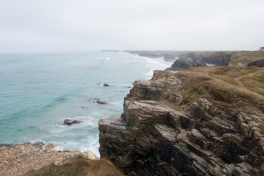 Beautiful atlantic coastline in Lugo, Galicia, Spain photo